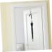 STOBAZA 2pcs Metal Coat Hanger Over The Door Hanger Towel Hanger Bathroom Shower Door Bathroom Door No Nails 17x3cm Silver - Buy Online on SooperMarket.com