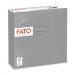 Fato disposable paper napkind ideal for informal lunch and buffets pack with 50 napkins format 33x33 folded in 4 2-layer gray 100% pure cellulose paper FSC certified