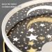 Buy Ahxiaozn LED Star Moon Ceiling Lamp for Kids | Dimmable Remote Control | 50cm White Bedroom Light | Perfect for Girls & Boys Rooms - Buy Online on SooperMarket.com