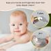 2 Pack Silicone Baby Diaper Cream Brush & Spatula Set - Gray & White | Butt Paste Applicator for Newborns - Buy Online on SooperMarket.com