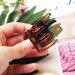 12 Medium Hair Claw Clips - No-Slip Grip for Women & Girls | Black & Brown - Buy Online on SooperMarket.com