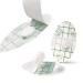 ZQHTY 20pcs/set Clear Disposable Ear Muffs Water Resistant Ear Covers Caps for Showering Hair Dyeing Bathing Showering White 2#