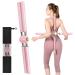 SMALLSHS Posture Corrector  Yoga Sticks Stretching Tool  Yoga Training Sticks for Posture  Back Straightener Posture Corrector  Retractable Design Humpback Correction Stick for Adult and Child Pink+Storage Bag