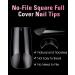 CHUCHU Soft Soak off Gel Tips 552Pcs Medium Square Clear Nail Tips for Acrylic Nails - 12 Sizes - Buy Online on SooperMarket.com