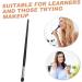 Baluue 4pcs Animal Hair Makeup Brush Convenient Brush Women Eye Shadow Brush Makeup Tool Cosmetics Brush 17.70X0.70X0.70CMx4pcs Blackx4pcs - Buy Online on SooperMarket.com