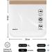 ECOHUB TSA Approved Airport Liquid Bag 20x20cm - Clear Toiletry Bag for Travel - Men and Women - Airline Approved Zip Lock Bags - Light Brown - Buy Online on SooperMarket.com