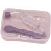 OUEYFER Soft Silicone Shovel Tweezet Set for Easy Contact Lens Insertion & Removal - Portable Gray Organizers & Accessories - Buy Online on SooperMarket.com
