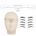 Skymore Eyebrow Ruler 100Pcs - Disposable Microblading Stencil & Shape Kit for Perfect Brows | 3-Minute Makeup Tool - Buy Online on SooperMarket.com
