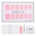 AILLSA Press on Nails Short - Soft Gel Square Fake Nails Kit | 15 Sizes, 30 Pcs, Lightweight & Comfortable | Reusable Glue On Nails | Mothers Day Gift - Cherry Pink - Buy Online on SooperMarket.com