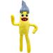 Nobody Sausage Plush Toy Cartoon Game Character Kids Toys Plushie Rainbow Friends Plush Stuffed Dolls Toys Squishy plushies Soft Toys Squishmallow Teddy Pillow Figure Toy for Kids (Sausage Yellow)
