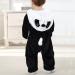 COOKY.D Baby Hooded Rompers | Infant Winter Flannel Jumpsuit | 18-24 Months | Panda Design - Buy Online on SooperMarket.com