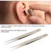 Premium Stainless Steel Fine Tweezers - Durable Portable & Glossed for Precision Control | Ideal for Hearing Aid Adjustment - Buy Online on SooperMarket.com