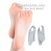 Orthopedic Big Toe Separator for Hallux Valgus Correction - Day/Night Support for Men and Women with Pumice Stone for Wart Removal - One Size - Buy Online on SooperMarket.com