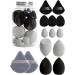Wontool Makeup Puff - Blender Beauty Set | Portable Makeup Puff Blender Sponges Powder Puff for Blending Foundation Cream Black - Buy Online on SooperMarket.com