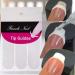 240Pcs French Manicure Nail Art Stickers - Self-Adhesive Tips for Manicure Decoration, DIY Nail Art Tools with Moon Shape Design - White - Buy Online on SooperMarket.com