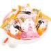 Honey peach Cotton soft Candy Fruit Flavored Cotton Candy Individually Packaged Wedding Celebration Candy Chinese FOOD Soft texture Gummies Asian food Asian candy (2000g mixed flavor) - Buy Online on SooperMarket.com