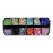 Rhinestone Multicolor Crystal for Nail Art Decoration Craft Diy Make Up Crystal Ab Clear Jewels Horse Eye Rhinestones for Nail Art Decorations Supplies Black Box