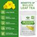 Mullein Tea Bags - Natural Lung Cleanse and Respiratory Support - 40 Caffeine-Free Tea Bags - Buy Online on SooperMarket.com
