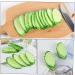 ORFOFE 6pcs Simulation Cucumber Slice Simulation Green Vegetable Green 6.50X3.00X0.50CM - Buy Online on SooperMarket.com