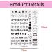 RUNRAYAY Nail Stamping Plate Fashion Flower Love Heart Geometric Multi-Pattern Nails Template Print Image Nail Art Decoration Tool - Buy Online on SooperMarket.com