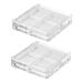 Mikinona 2pcs Empty Eyeshadow Palette Eyeshadow Palettes Makeup Containers Purple Eyeshadow Palette Blendable