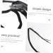 NOLITOY 10 Pcs Shampoo Funnel Hair Coloring Shampoo Grooming Apron Hair Styling Cape Straight Hair Shawl 59X25X1CMx5pcs Transparent Colorx5pcs - Buy Online on SooperMarket.com