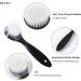 4 Pack Soft Bristle Facial Cleansing Brush with Lid - Gentle Exfoliating and Massage - Black - Buy Online on SooperMarket.com