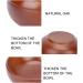 Plplaaoo Wooden Shaving Soap Bowl for Men - Artisan Shaving Shell with Lid | Premium Shaving Accessories for Soap & Cream - Buy Online on SooperMarket.com