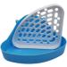 Triangle Potty Trainer Corner for Small Animals - Blue | Litter Box for Rabbits, Guinea Pigs, Chinchillas, Ferrets - Buy Online on SooperMarket.com