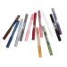 BELLIFFY 12pcs Pearlescent Eyeshadow Pencil Shimmer Eyeliner Waterproof Eyeshadow Glitter Crayons Wood