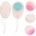 FRCOLOR Pack of 8 Double-Sided Facial Cleansing Brush Face Scrub Scrubber Silicone Facial Cleanser Handle Facial Brush Bathroom Accessories Painted - Buy Online on SooperMarket.com