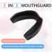 100 Pcs Kids Youth Mouth Guard for Sports Mouthguard Athletic Football Mouth Guard Football Mouthpiece Gum Protection for Boxing Basketball Football Hockey Karate Basketball Lacrosse Simple Style Black - Buy Online on SooperMarket.com