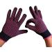 LEEQ 2 Pieces Heat Resistant Gloves Silicone Non-Slip Gloves for Hair Styling Curling Iron Fit All Hand Sizes (Rose red Silicone dots) - Buy Online on SooperMarket.com