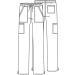 Women's Professional Stretch Drawstring Scrub Pants - Black, Large Petite | Soft Stretch Workwear WW160 - Buy Online on SooperMarket.com