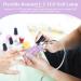 Saviland UV Lamp for Gel Nails - Flexible Mini LED Nail Dryer with Clip | Rotatable 3W Nail Art Lamp for Perfect Gel Hardening - Buy Online on SooperMarket.com