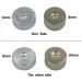 Durable 7 pcs Metal Domed Rivet Fixing Setting Tool for Spike Rivets - Rivet Setter Kit - Buy Online on SooperMarket.com