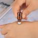 25 Pcs Mini Tiny Essential Oil Glass Roller Bottles - Refillable Aromatherapy Perfume Vials with Metal Rollerball - 2ml Amber Glass Roll On Bottles - Buy Online on SooperMarket.com