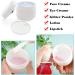 Draderch 12-Pack 50ml White Empty Jars with Lids - Ideal for Cosmetics Creams Lotions Essential Oils | Mini Spatula & Labels Included - Buy Online on SooperMarket.com