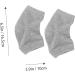 Mikinona 2 Pairs Gel Heel Socks Foot Lotion Spa Socks Sleep Spa Socks Gel Moisturising Socks Heel Repair Socks Moisturizing Feet Sock No Slip Spa Socks Gel Ankle Socks Gel Lining Cotton - Buy Online on SooperMarket.com