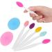 JUOPZKENN Silicone Exfoliating Lip Brush Silicone Facial Cleansing Brush Silicone Face Pore Cleaner Face Nose Lip Exfoliating Brush Set for Home Gift - Buy Online on SooperMarket.com