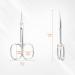 1st Deer Nail Scissors - Stainless Steel Cuticle Scissors for Manicure and Pedicure Perfect Pointed Beauty Scissors for Eyelash Grooming Eyebrows Nose Hair Finger & Toe Nail Care 1.0 count - Buy Online on SooperMarket.com