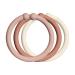 BIBSS LOOPS 12-pack.BPA-free.Food.100% free of BPA PVC and Phthalate Blush / Woodchuck / Ivory unit size (0-36 months) Blush / Woodchuck / Ivory