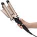 KUIKUI Triple Pipe Hair Curling Iron Wand - Fast Heating Adjustable Temperature for Healthy Styling | International Shipping Available - Buy Online on SooperMarket.com