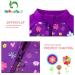UPF 50+ Baby Girl One Piece Swimwear Suits with Sun Hat - Toddler Swimsuits 9-12 Months Purple - Buy Online on SooperMarket.com