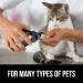 Professional Pet Nail Clippers and File - Stainless Steel - Safety Guard - Comfort Handle - Dog and Cat Trimmer - Large Gray - Buy Online on SooperMarket.com