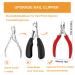 Jinpiker Profi Footnail Pliers Set - 12 PCS Stainless Steel Nail Scissors & Tongs for Thick & Ingrown Toenails - Red - Buy Online on SooperMarket.com