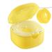 Pacifier Holder - Dustproof & Easy to Clean Container in Yellow | Keep Pacifiers Clean | Jomewory - Buy Online on SooperMarket.com