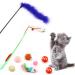 QUOZUO 31 pcs Cat Toys Variety Pack for Kitty 2 Way Tunnel Cat Feather Teaser Cat mouse Toy Cat Crinkle Balls Cat Balls with Bell Catnip Toys for Indoor Cats Kittens Toys - Buy Online on SooperMarket.com