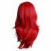 N Hot Hooded Hair Dryer Comic Wig Cosplay 70cm Color Long Curly Hair European Beauty Long Curly Hair Wig Multi Color Full Head Wig Human Lace Front Wig One Size Red