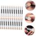 Mikinona 24pcs Latex Eye Shadow Stick Women Eye Shadow Brush Eyeshadow Double Sided Small Makeup Brush Eye Makeup Makeup Supplies Eyeshadow Blending Brush - Buy Online on SooperMarket.com